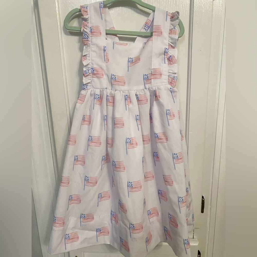 Patriotic Flag Print Dress